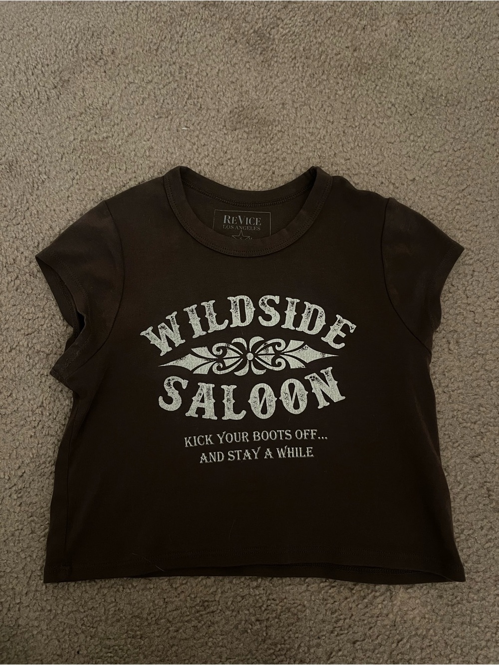 Revice Crop Baby Tee